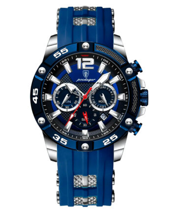 Reloj Poedagar Original Azul con Negro Ref:MC13